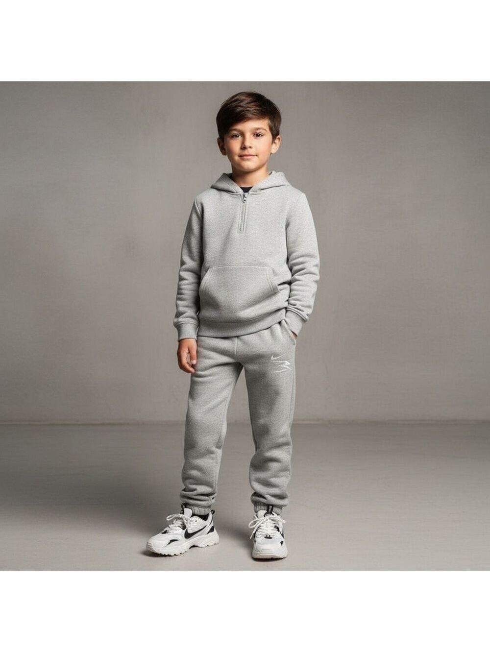 Nike 3Brand by Ryan Williams Kids Gray Fleece Jogger Sweatpants S (8-10 Years)